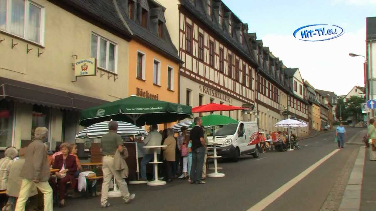 Längste Stuhlpolonaise in Lichtenstein (Sachsen) 21.06.2008