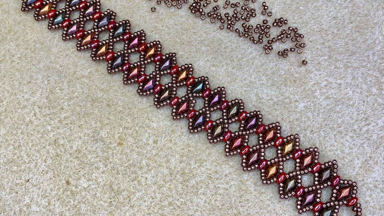 Rainbow Beaded Bracelet 💎 #beadedbracelet
