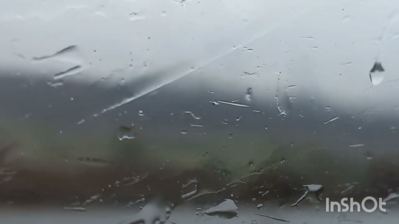 حين يكون #المطر هو الكلام 🌧️ #مطر وباص