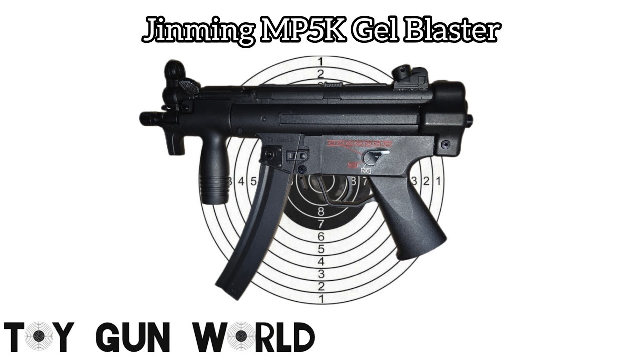 Jinming J20 MP5K Gel Blaster Review, FPS Test, & Shooting Demo
