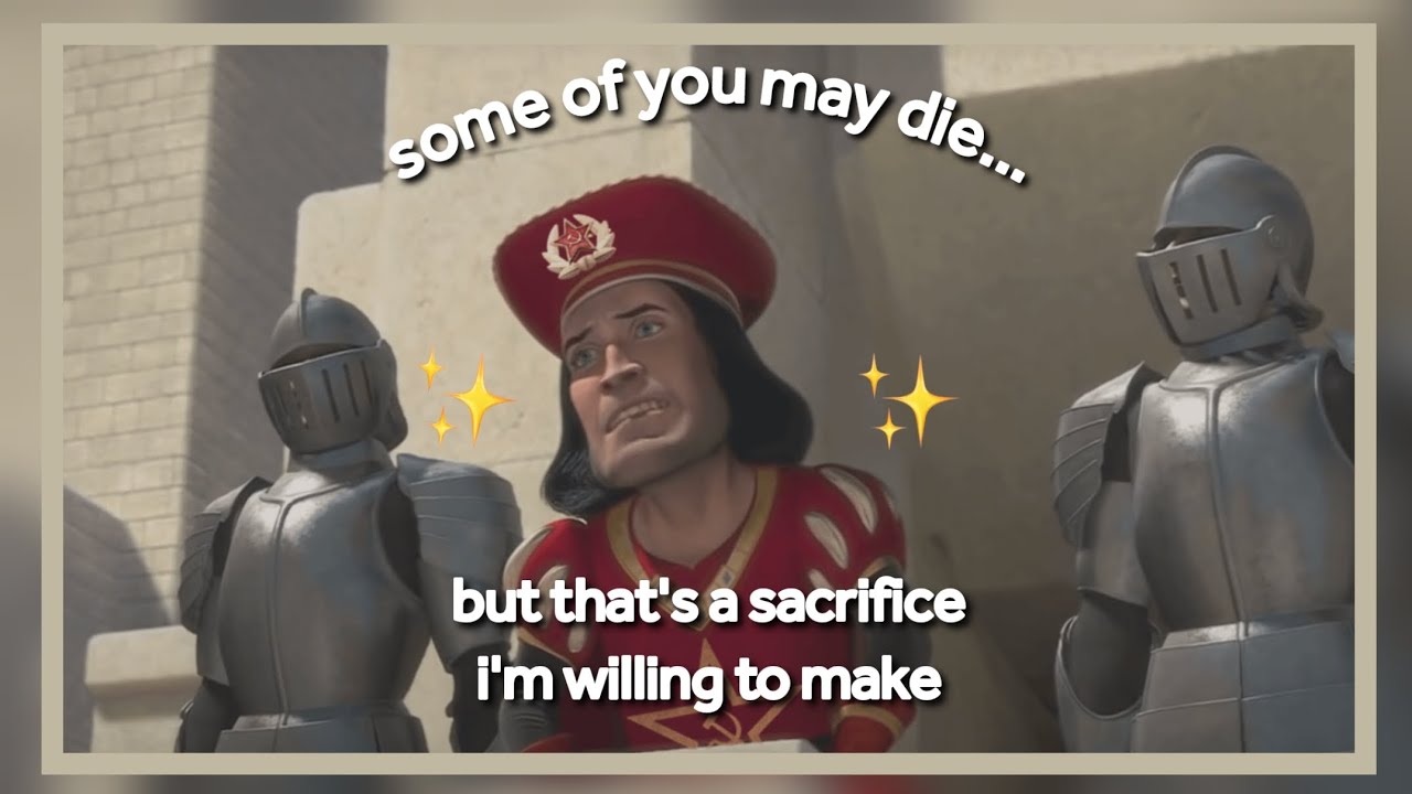 Lord Farquaad being my THIRD favourite Shrek villain for like 4 and a half minutes straight 💋