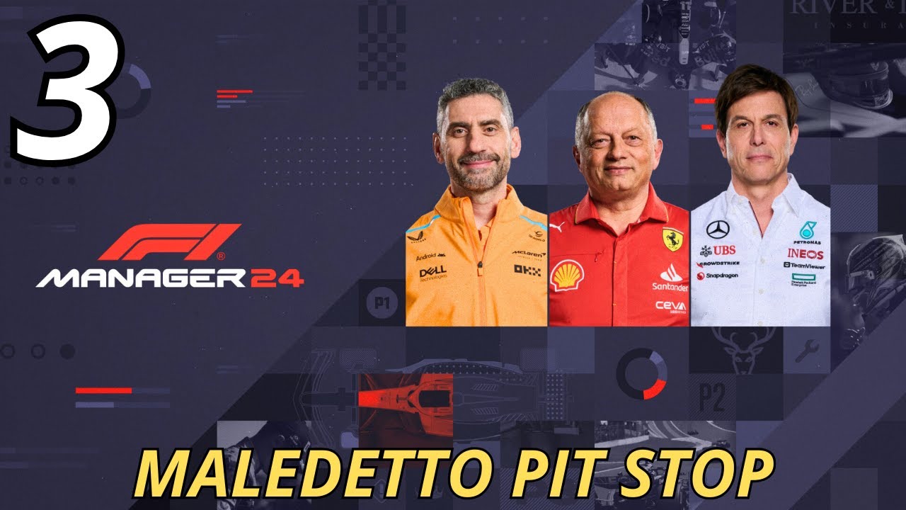 F1 MANAGER 24 Carriera Scuderia Gameplay ITA - Maledetto Pit Stop - EP.3