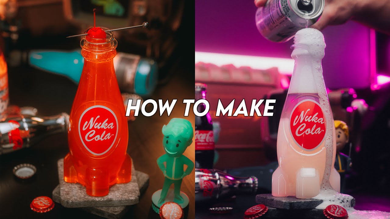 Nuka Victory & Nuka Quartz in REAL LIFE | Non-Alcoholic Fallout Recipes | SinCityBartender
