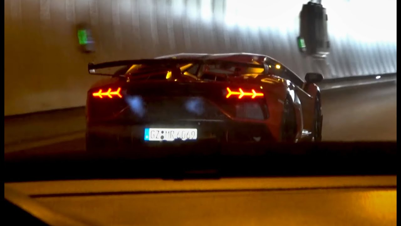 Lamborghini Aventador SVJ mit Capristo Auspuff Shooting: Start-up, revs & Launch-Control!!!