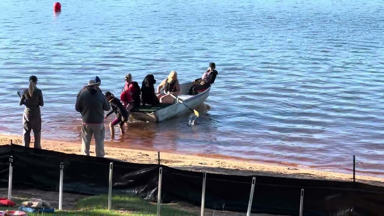 Kizzy WRDX Capsized Raft & Line to Shore Back to Back
