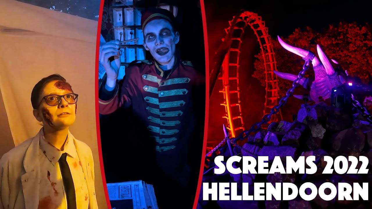 Avonturenpark Hellendoorn Screams 2022 - Alle spookhuizen, Scare Zones & attractie's!