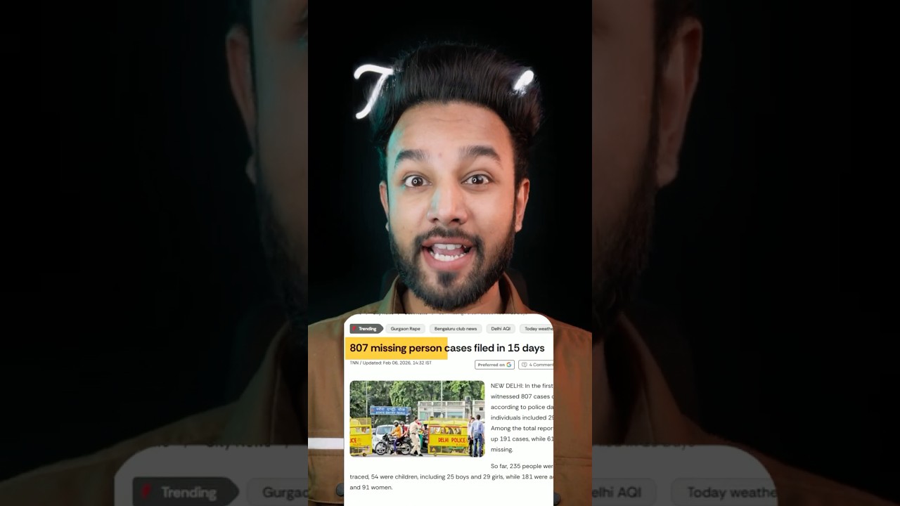 Are People Missing In Delhi? Viral Reality Check