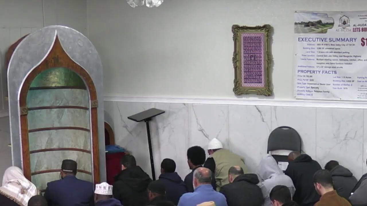Sh. Abdullahi Salaat’s Khutbah @ Masjid al-Huda in Salt Lake City, UT