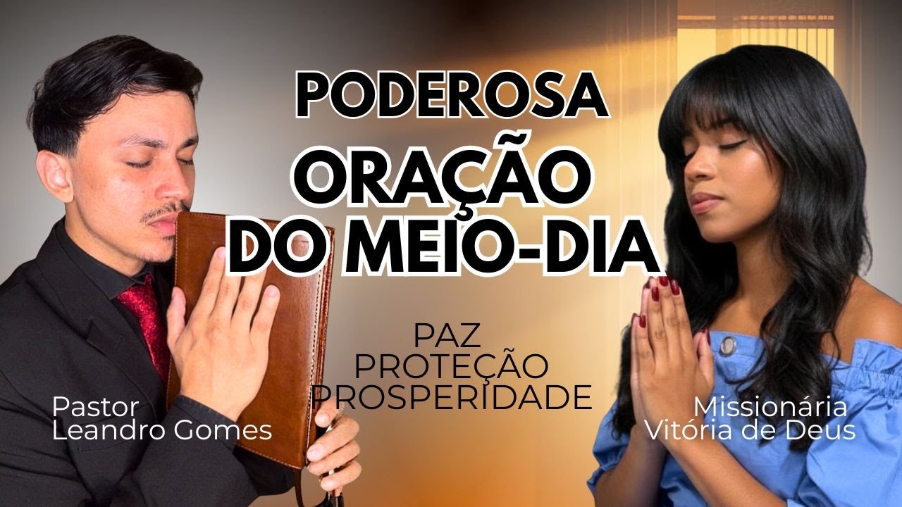 ORAÇÃO DO MEIO-DIA 29/01 COM PASTOR LEANDRO GOMES | MISSIONÁRIA VITÓRIA DE DEUS
