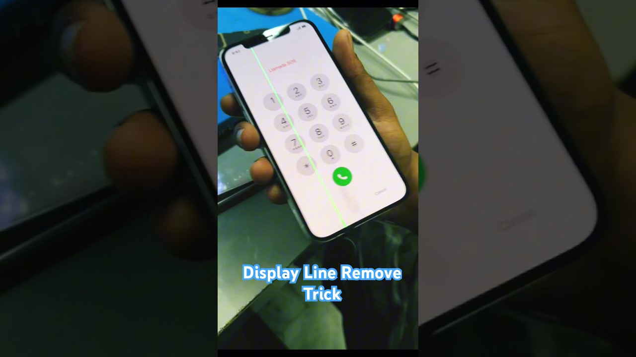 Only 5 second iPhone 12 Pro Max Display Line Solution #iphone #tipsandtricks #shorts #9 #7