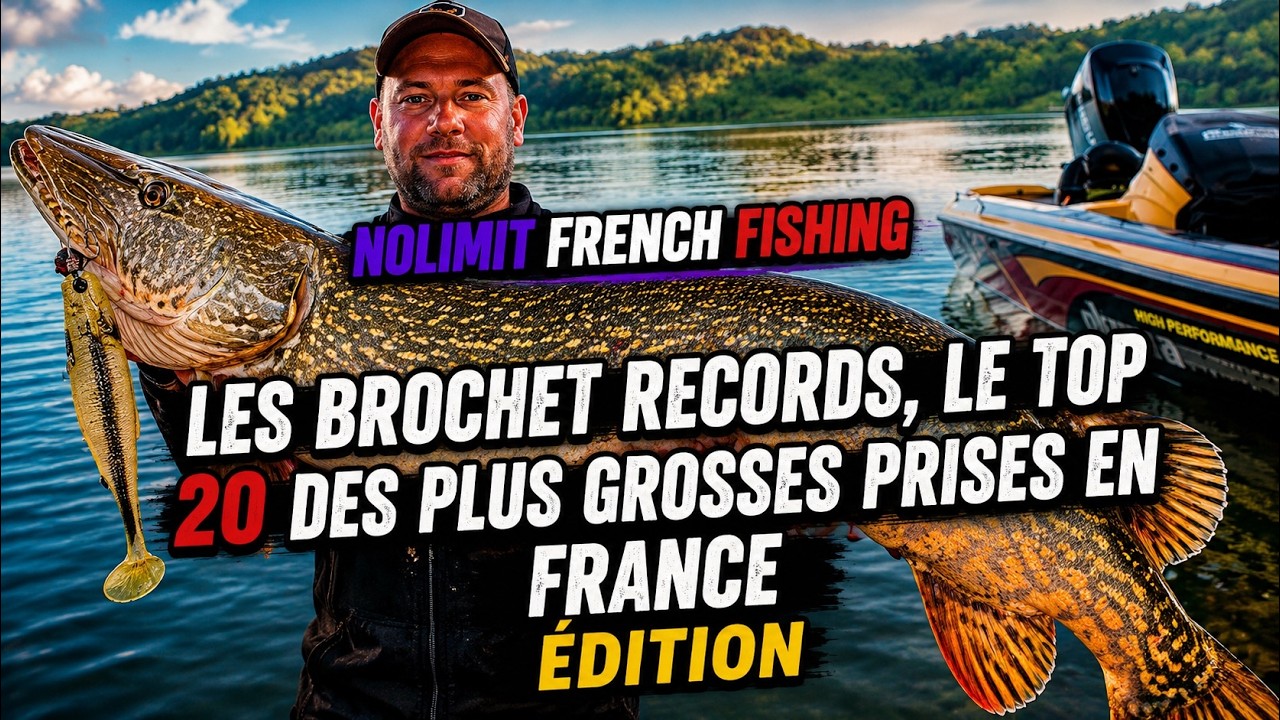 Les brochets records, le Top 20  des plus grosses prises en France ( Episode n°1 )