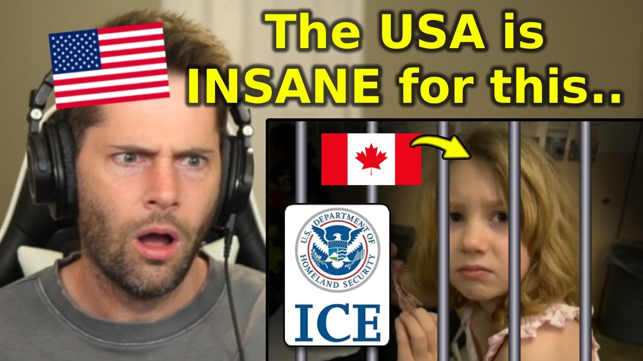 American Reacts to 7-Year-Old Canadian Girl Detained by ICE