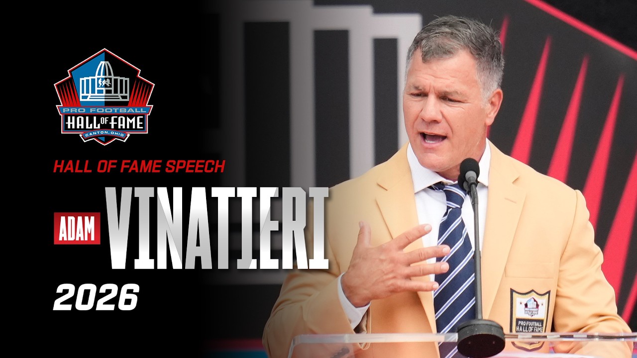 Adam Vinatieri's FULL Hall of Fame Speech | 2026 Pro Football Hall of Fame