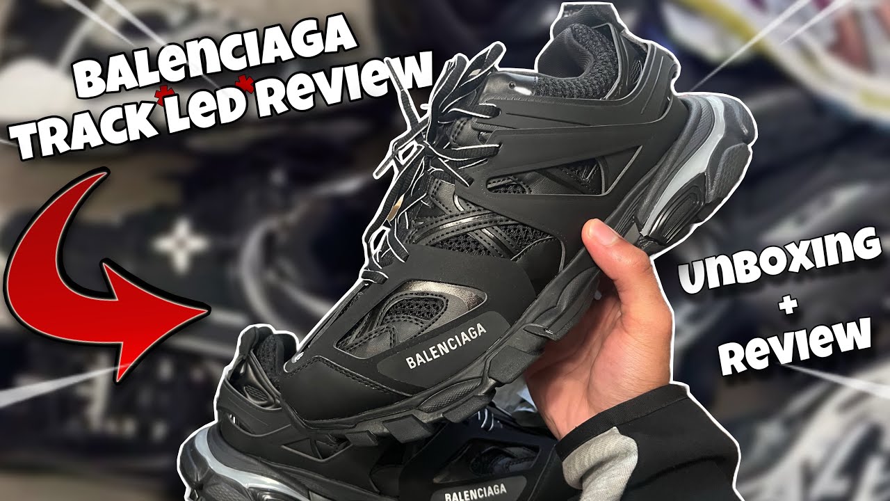 BALENCIAGA TRACK LED UNBOXING + REVIEW ON FEET