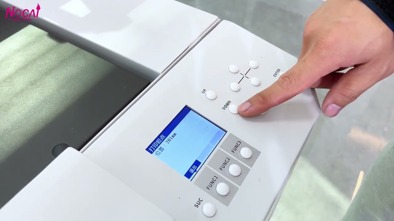 How to align the camera of NC-UV9060MAX uv flatbed printer?