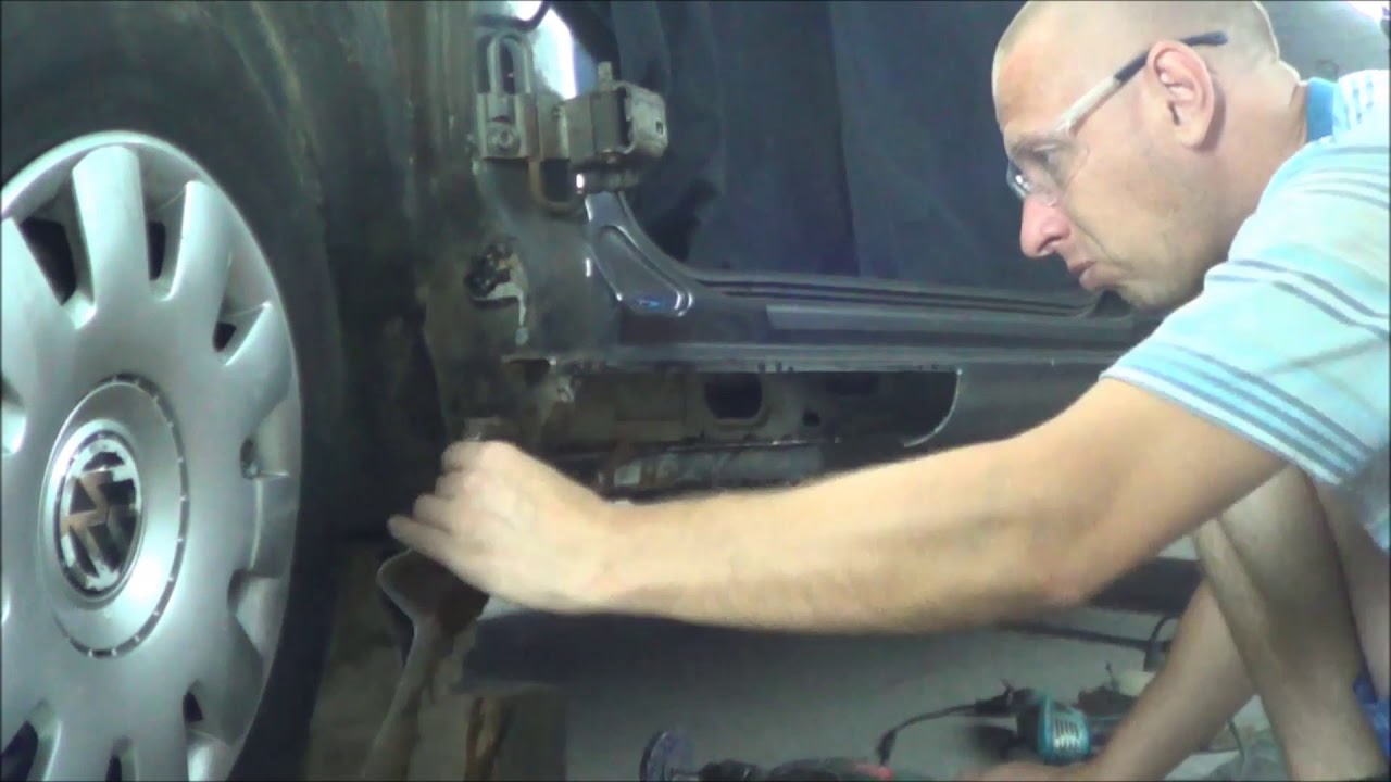 порог с сюрпризом быстрый ремонт Volkswagen Bora