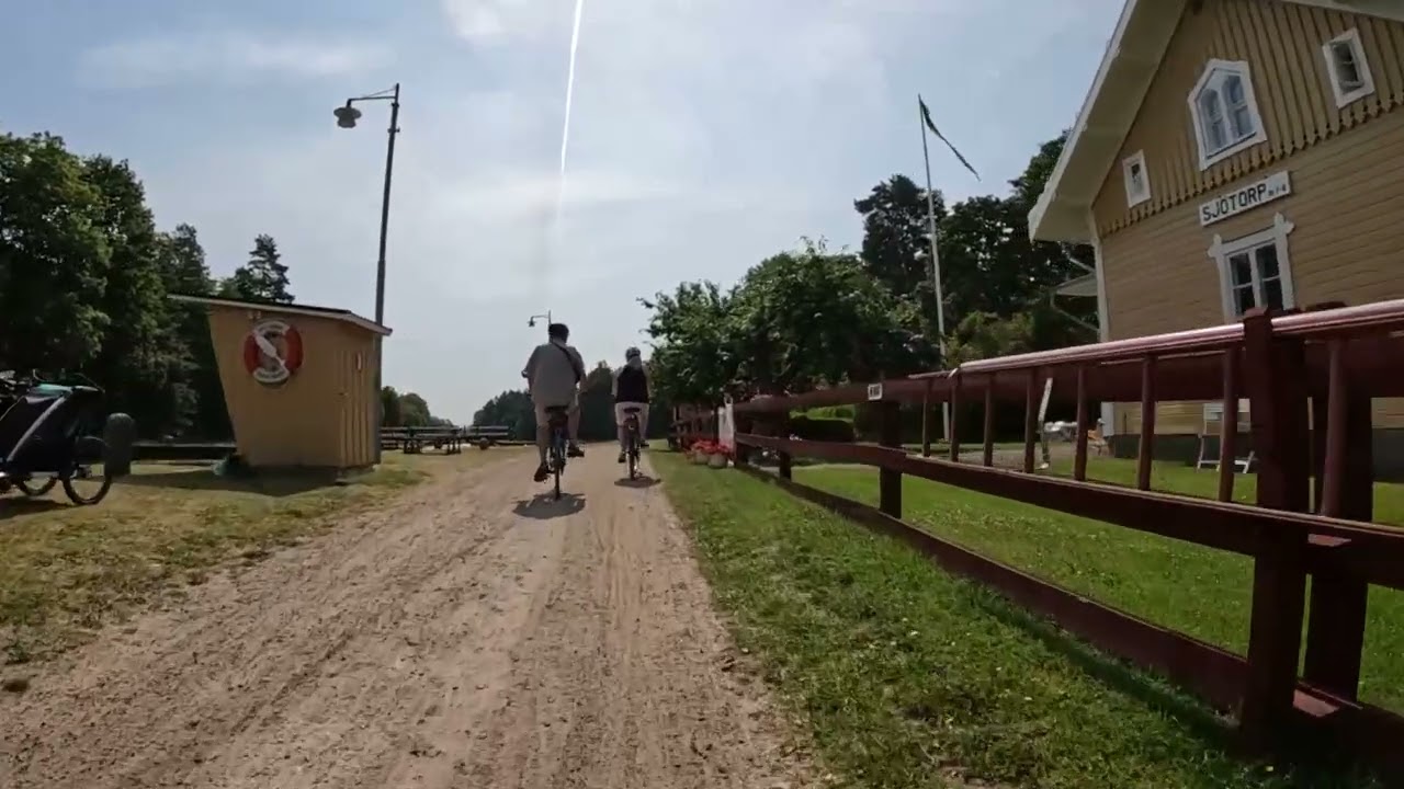 Göta Kanal - Cykling från Sjötorp - Norrqvarn - Sjötorp