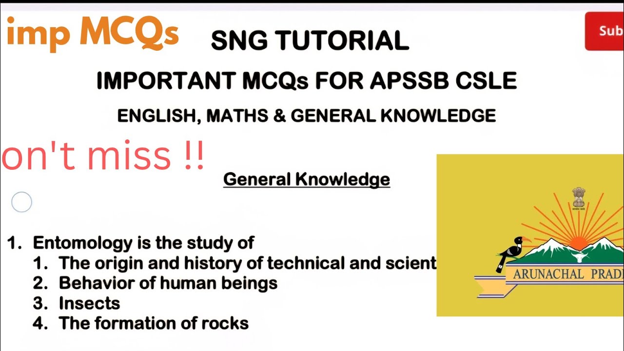 50 important GK questions for APSSB CSLE 2025 | Constable,  MTS 🔥