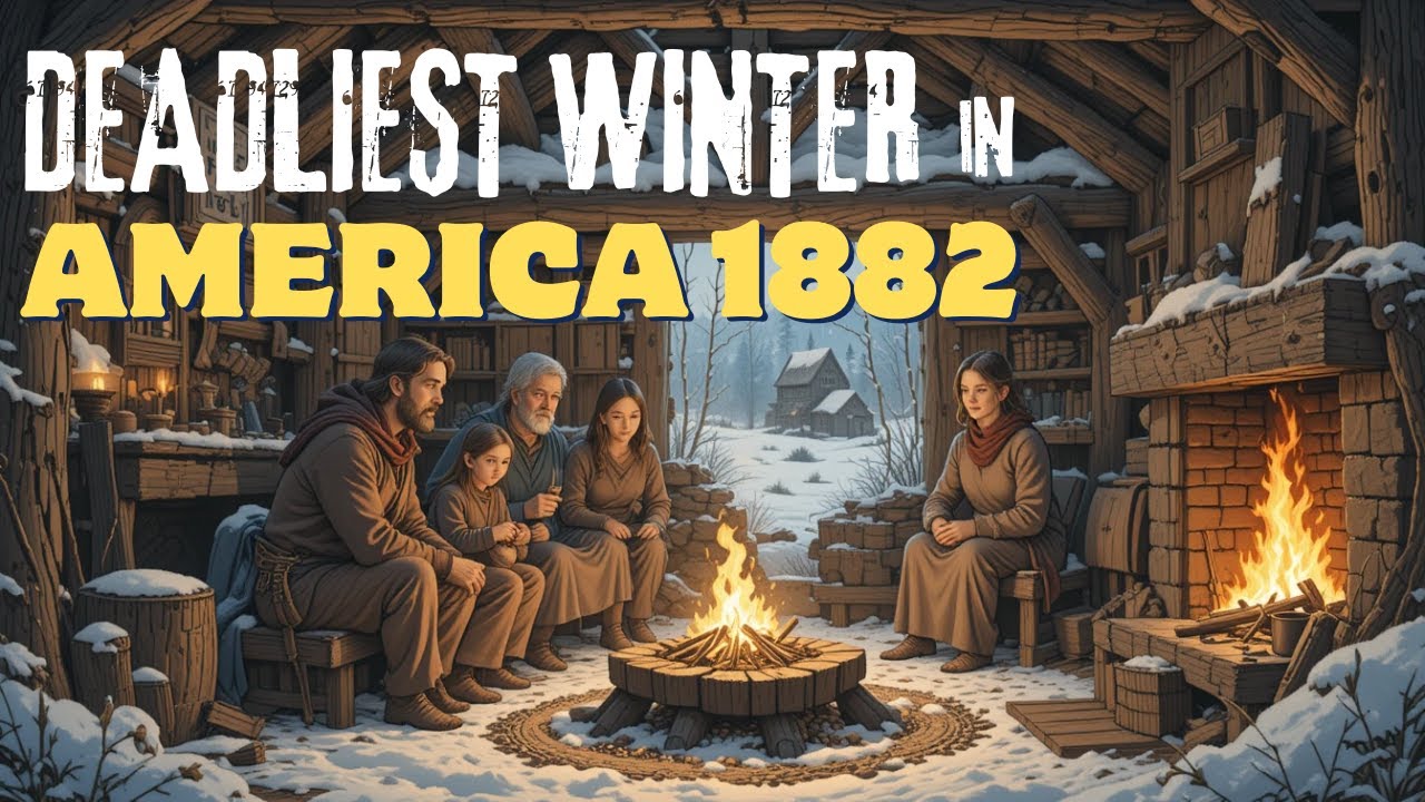 Surviving Winter on the American Frontier Life in a Cabin 1882 | Boring History for Sleep