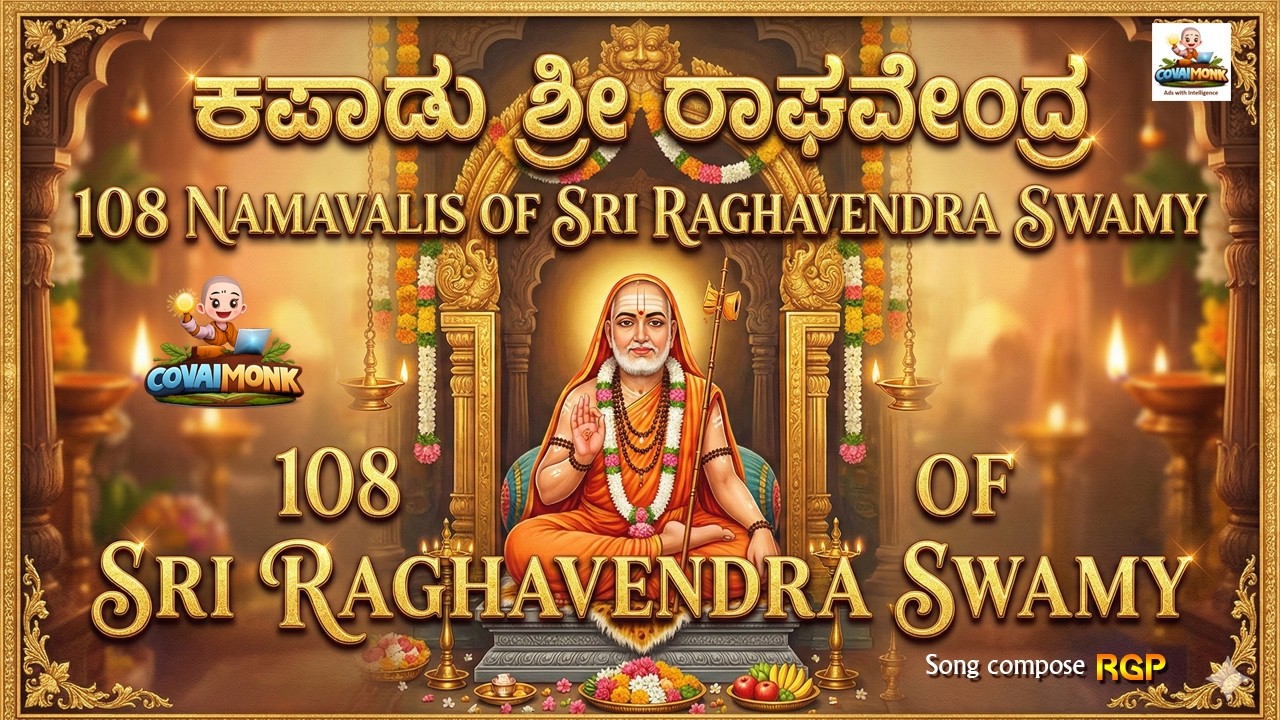 108 namavalis of sri Raghavedra swamy #sriraghvendra | RGP