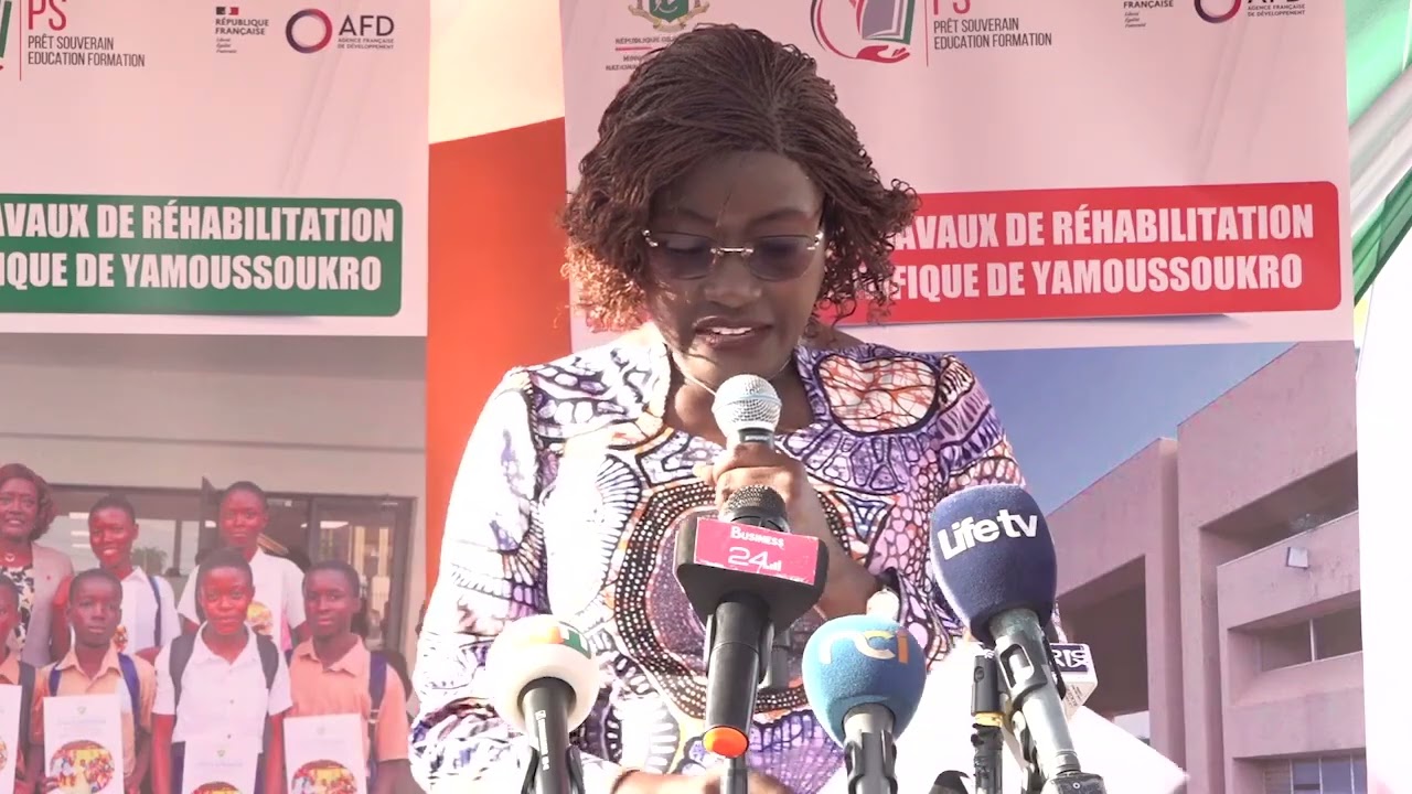 Lancement officiel des travaux de réhabilitation du lycée scientifique de Yamoussoukro