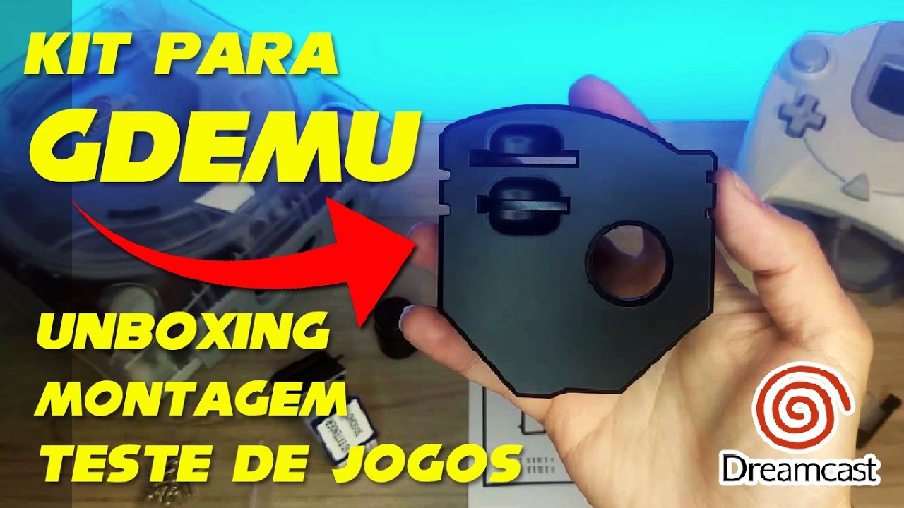 Kit Adaptador para GDEMU - Unboxing, Montagem e Testes #dreamcast