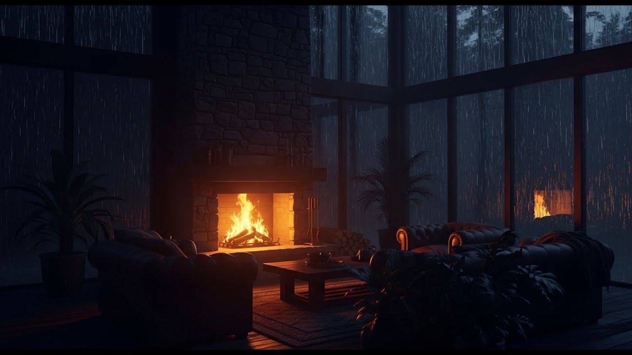 Peaceful Forest Rain Sounds and Piano Music for Meditative Calmness and Relaxation