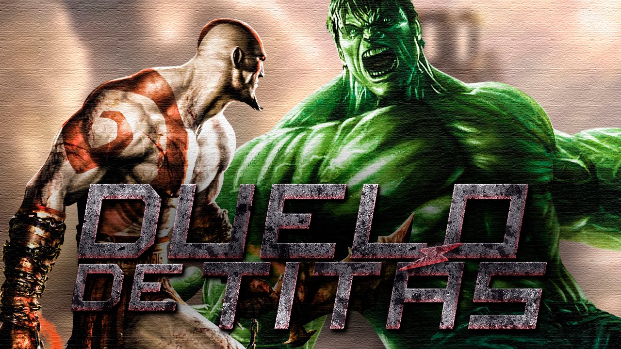 Kratos VS. Hulk | Duelo de Tit&atilde;s