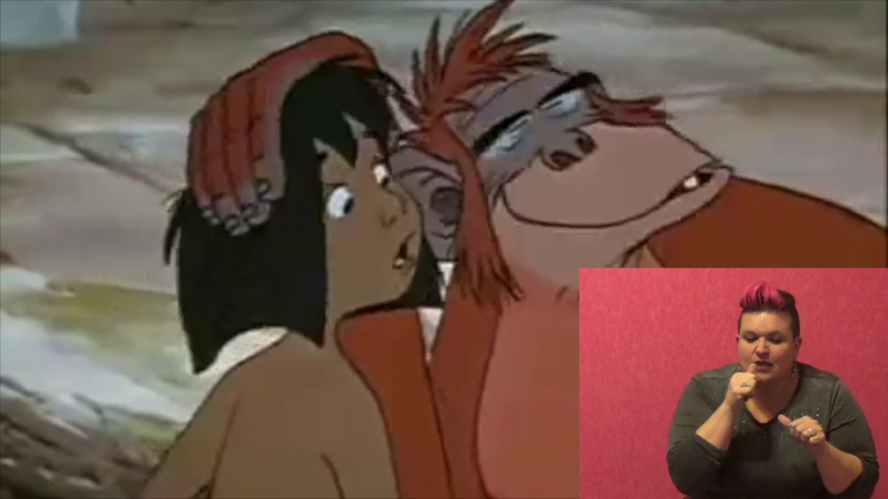 I wan'na be like you ASL jungle book