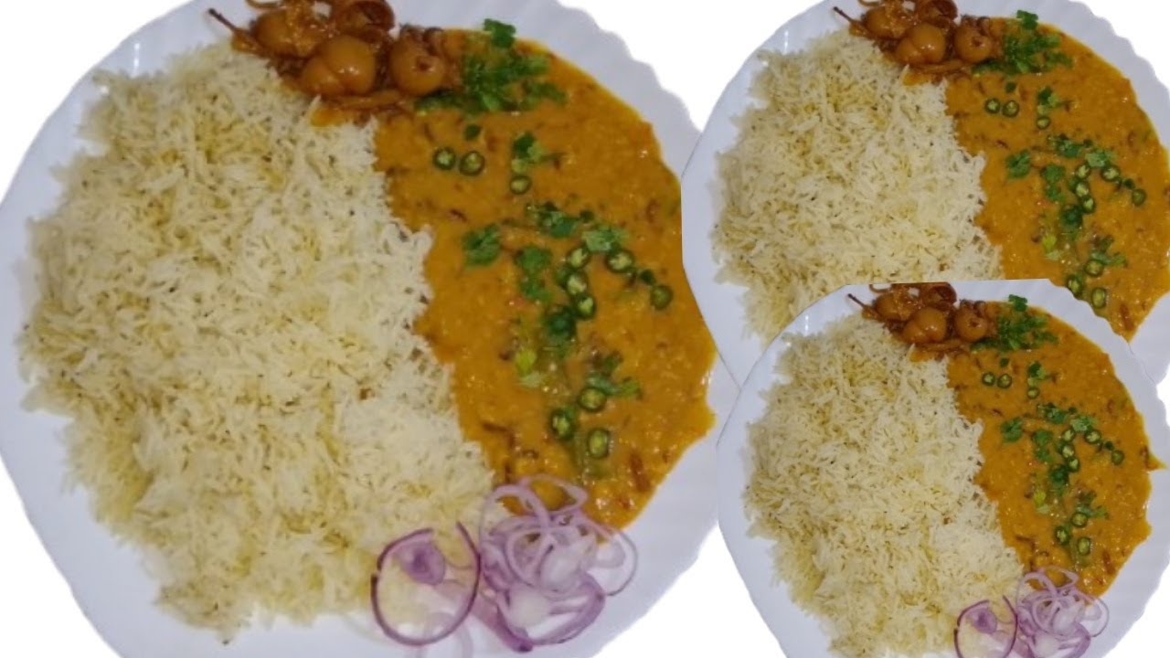 Daal Chawal Recipe/Lahori Daal Aur Chawal Banane Ka Tarika/Daal And Boiled Rice