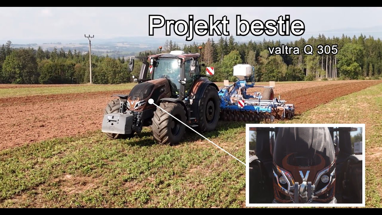 Valtra Q 305 (BESTIE) a Lemken rubin 10/ZEOS LOMNICE/2024