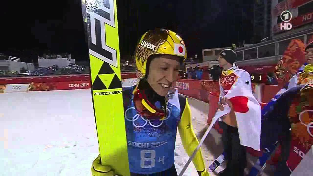 Deutschland Skispringen Teamwettkampf - Olympia Sotschi - 17.02.14 - Highlights 2. Durchgang
