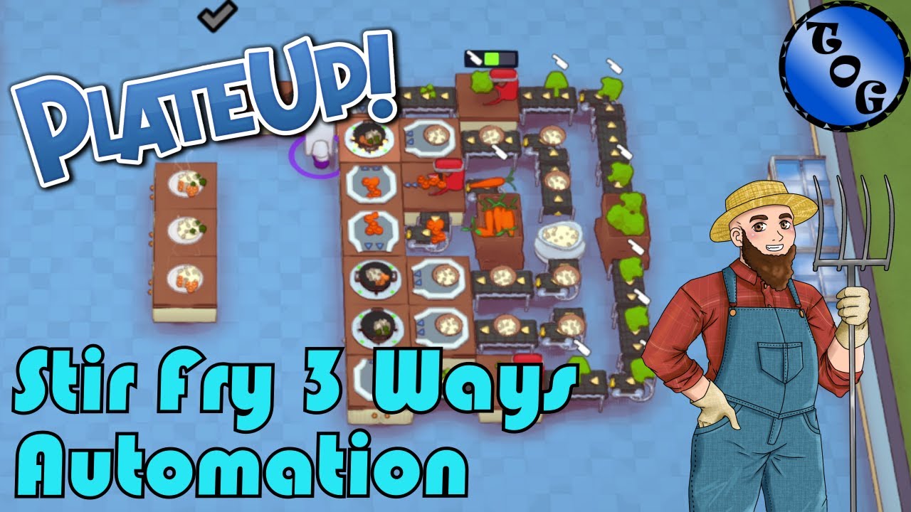 PlateUp! I Stir Fry 3 Way - Automation! I Halloween Update I Tutorial