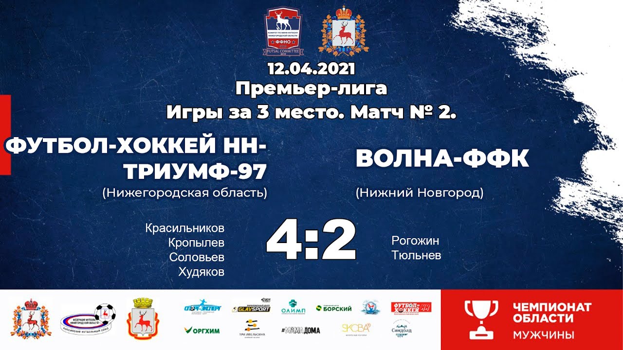 Футбол-Хоккей НН-Триумф-97 - Волна-ФФК 4-2 (Премьер-лига)
