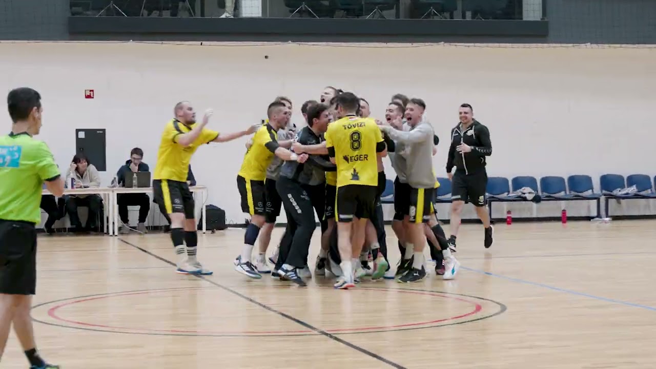 A PLER-Budapest–QHB-Eger bajnoki mérkőzés végjátéka