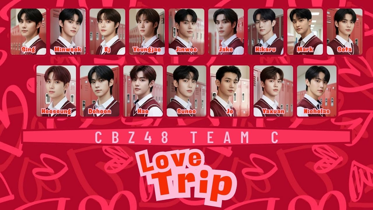 [Color Coded] CBZ48 - Love Trip [AKB48 MALE VERSION]