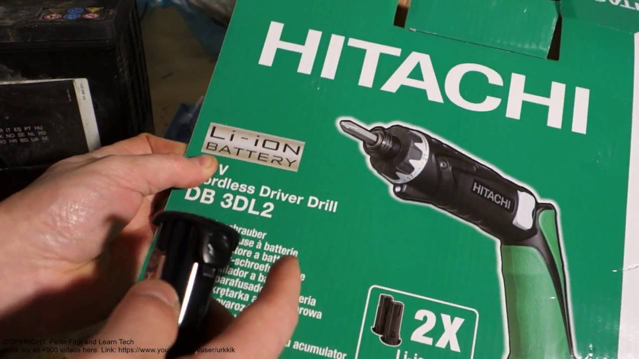 Hitachi 3.6V cordless driver drill review