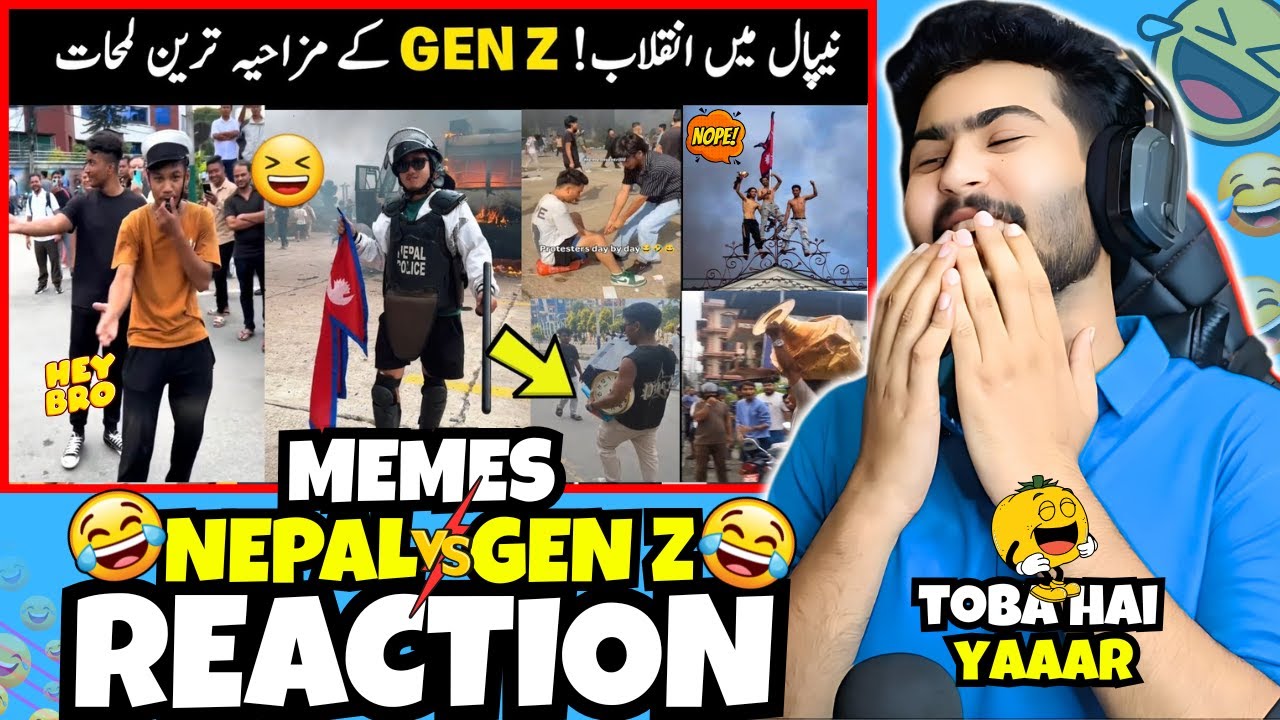 Nepal VS gen z revolution funny moments 😂💀 | Nepal protest funny moments | Usama Reaction
