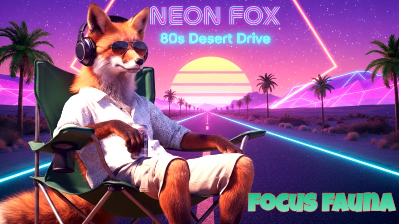 Downtempo 80s Synthwave Desert Rock | Nevada Night Grooves | Psychedelic Focus Chill