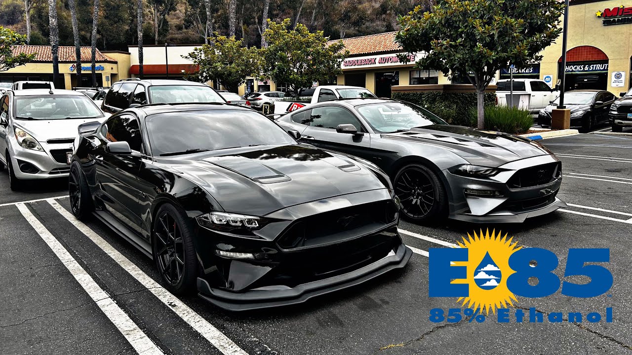MY MURDERED OUT MUSTANG GT GETS FULL E85 TUNE.. CRAZY DIFFERENCE!!