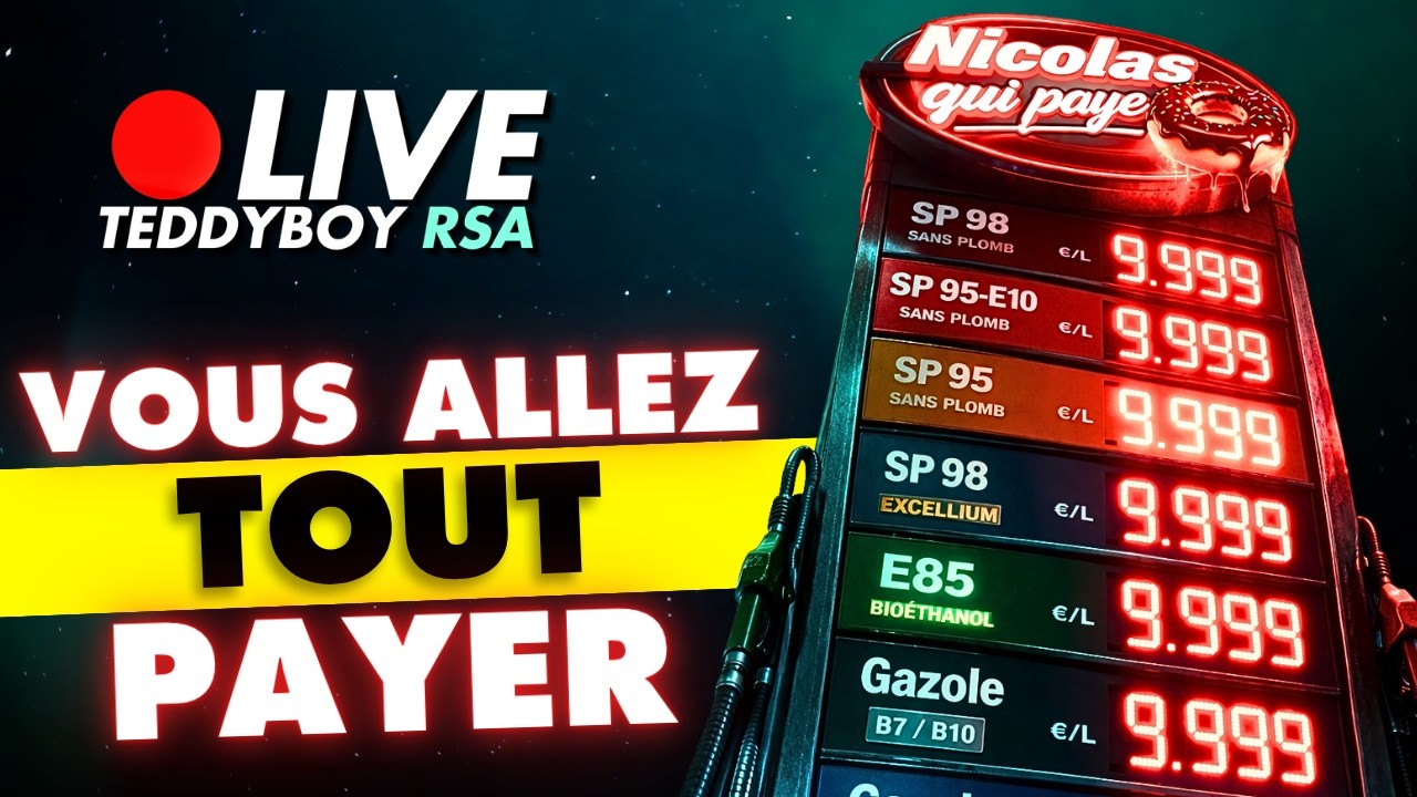 🔴 PRIX du CARBURANT : 70 millions d'euros pour financer le ch&ocirc;mage partiel des entreprises