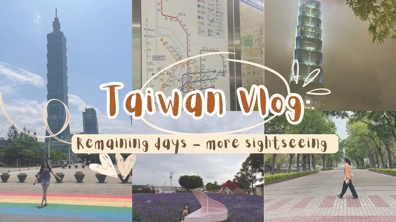 Remaining days in Taiwan |  Zhongshe Flower Market & Chung Cheng University (Meteor Garden)