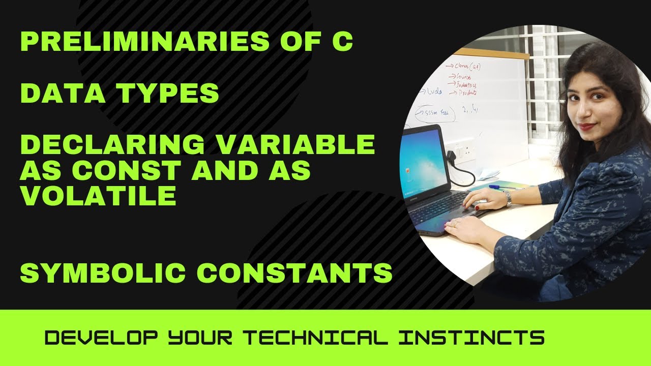 Data types in C programming. Data modifiers. Understanding const and volatile. Symbolic constants.