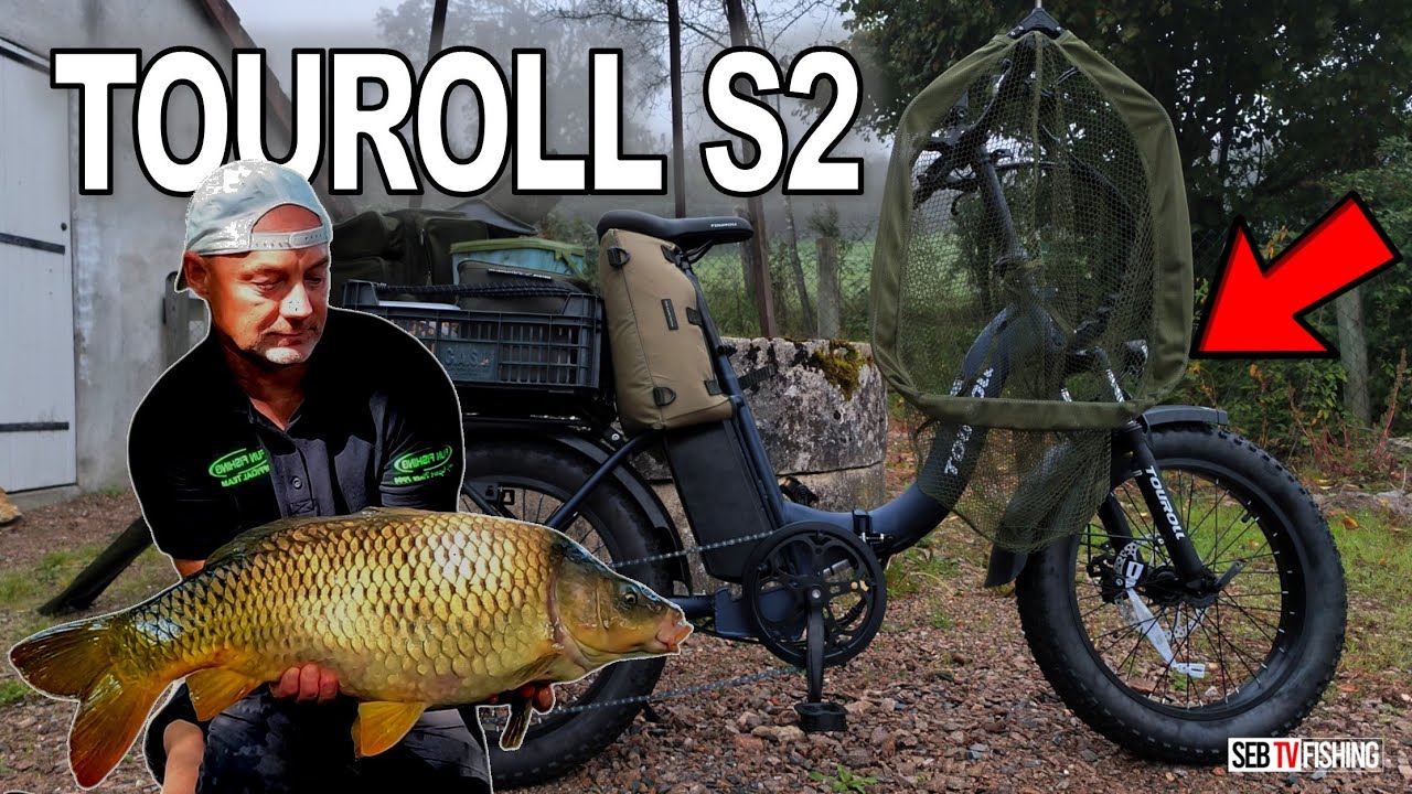 Je pars à la pêche des carpes à vélo - Touroll S2