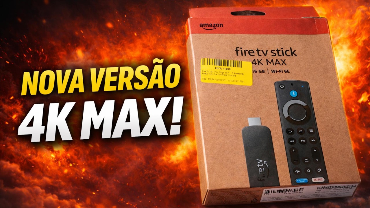🔥 Unboxing Fire Stick 4K Max — Vale a Pena em 2026? (Primeiras Impressões)