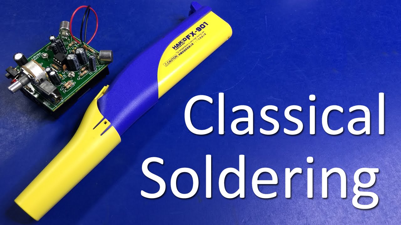 Classical Soldering - Super Stereo Ear Kit (using Hakko FX-901 battery iron) - #0065