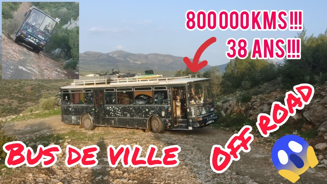 MON BUS SE PREND POUR UN 4X4 😂😂😂 Obélix le meilleur bus du monde 👍❤️