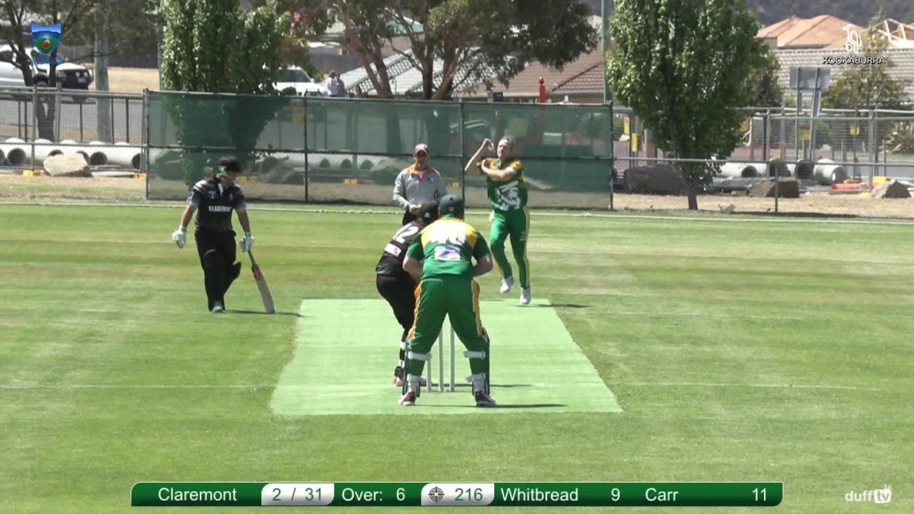 Kookaburra Southern Cricket Association | Old Beach v Claremont | 2019-20 T20 Semi 1 Highlights