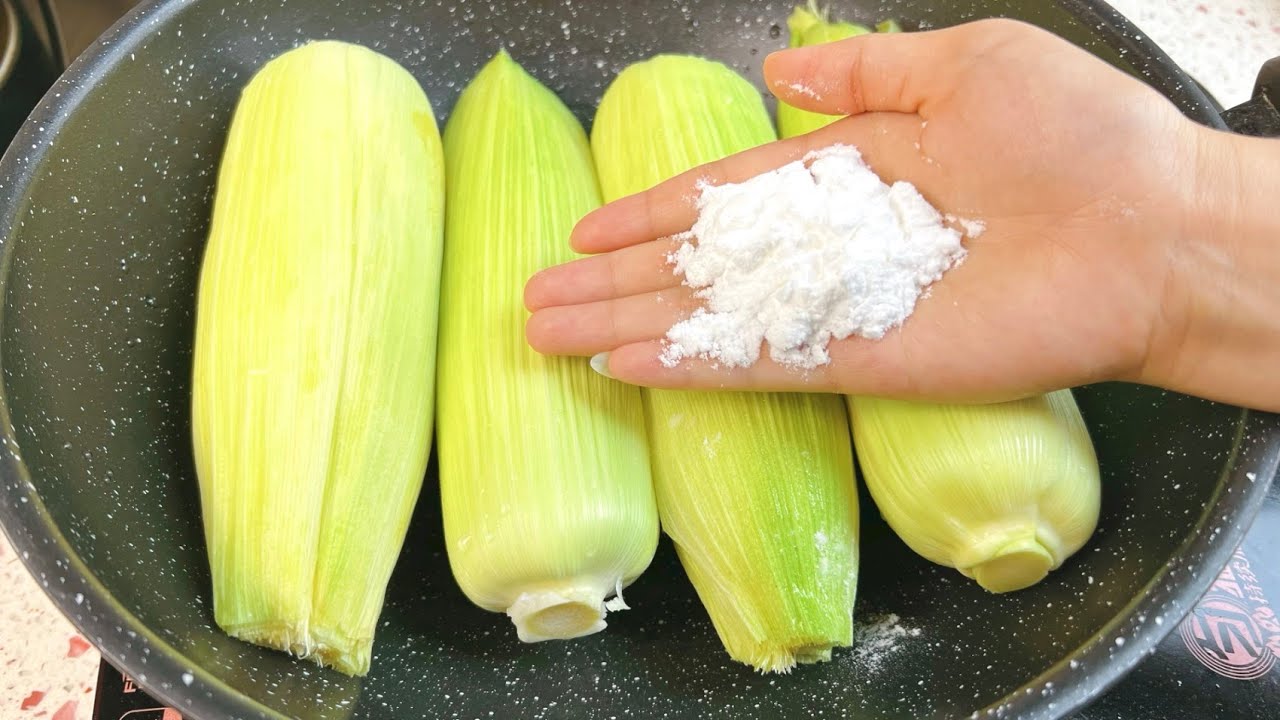 Научу вас варить кукурузу, сладкую, мягкую и клейкую, супер вкусную