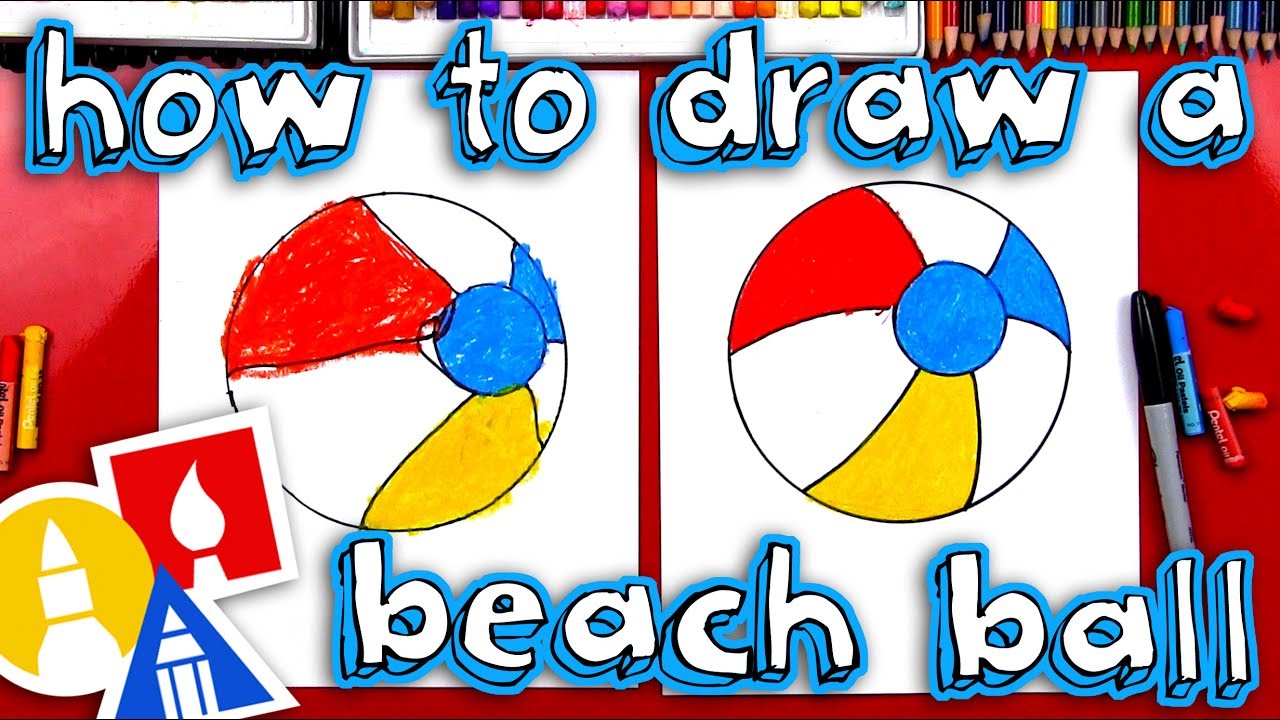 How To Draw A Beach Ball With Templates
